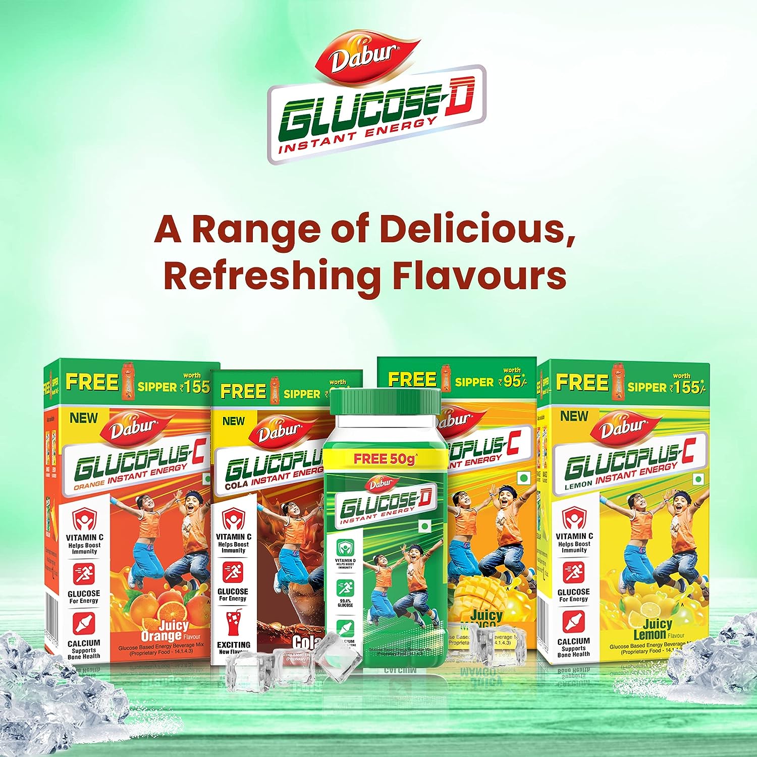 Dabur Glucose-D Energy Boost with Vitamin D - 200 gm image 7