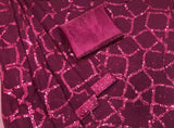 Georgette Heavy Satin Banglori Silk Sareee & Blouse image 7