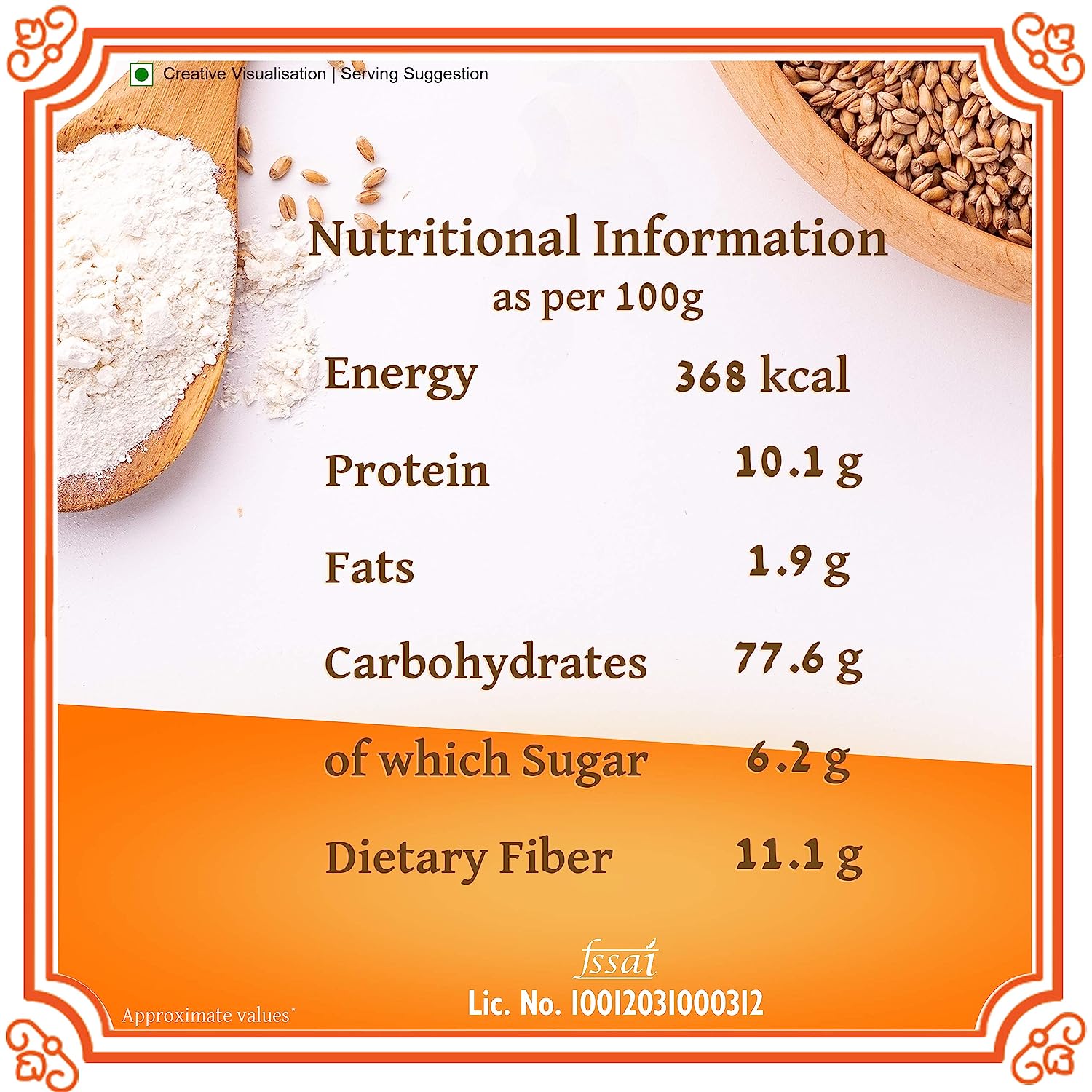 Aashirvaad Select Sharbati Atta - 1 kg image 7