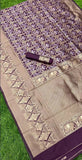 Banarasi Soft Silk Saree With Blouse image 7