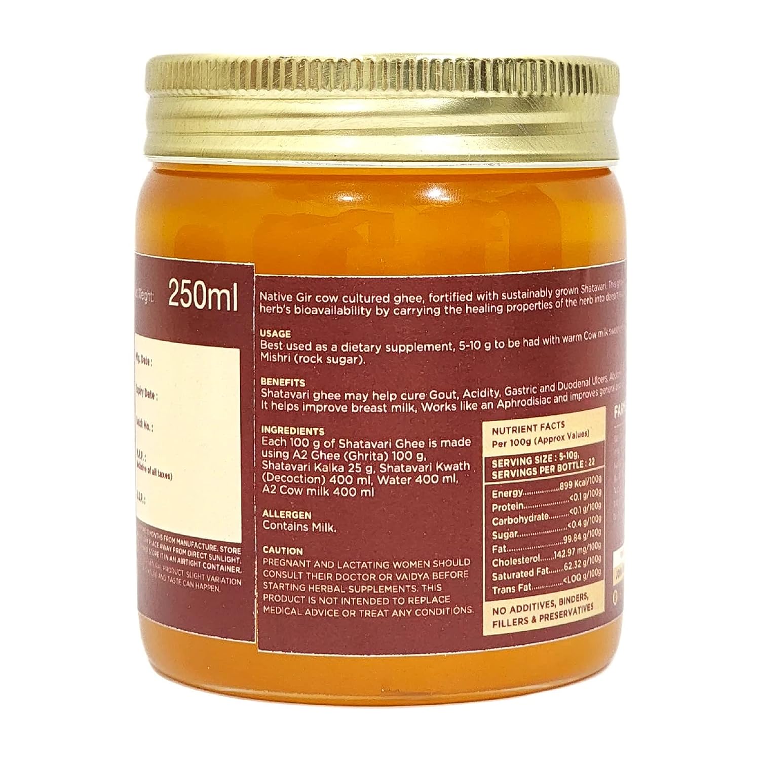 Two Brothers Organic Farms Shatavari Ghee image 7