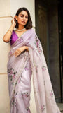 Lili Soft Organza Saree With Blouse image 4