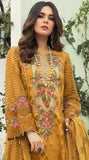 Mustard Faux Georgette Embroidery Work Salwar Kameez With Dupatta image 2