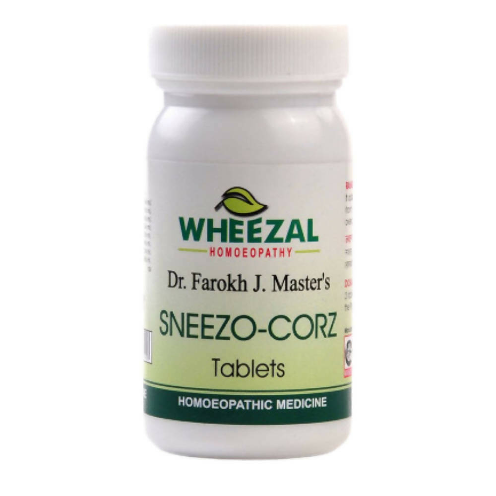 Wheezal Homeopathy Sneezo-Corz Tablets image 1
