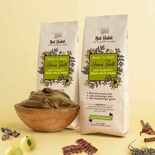 Nat Habit Ready To apply Henna Paste - Pack Of - 2 image 1