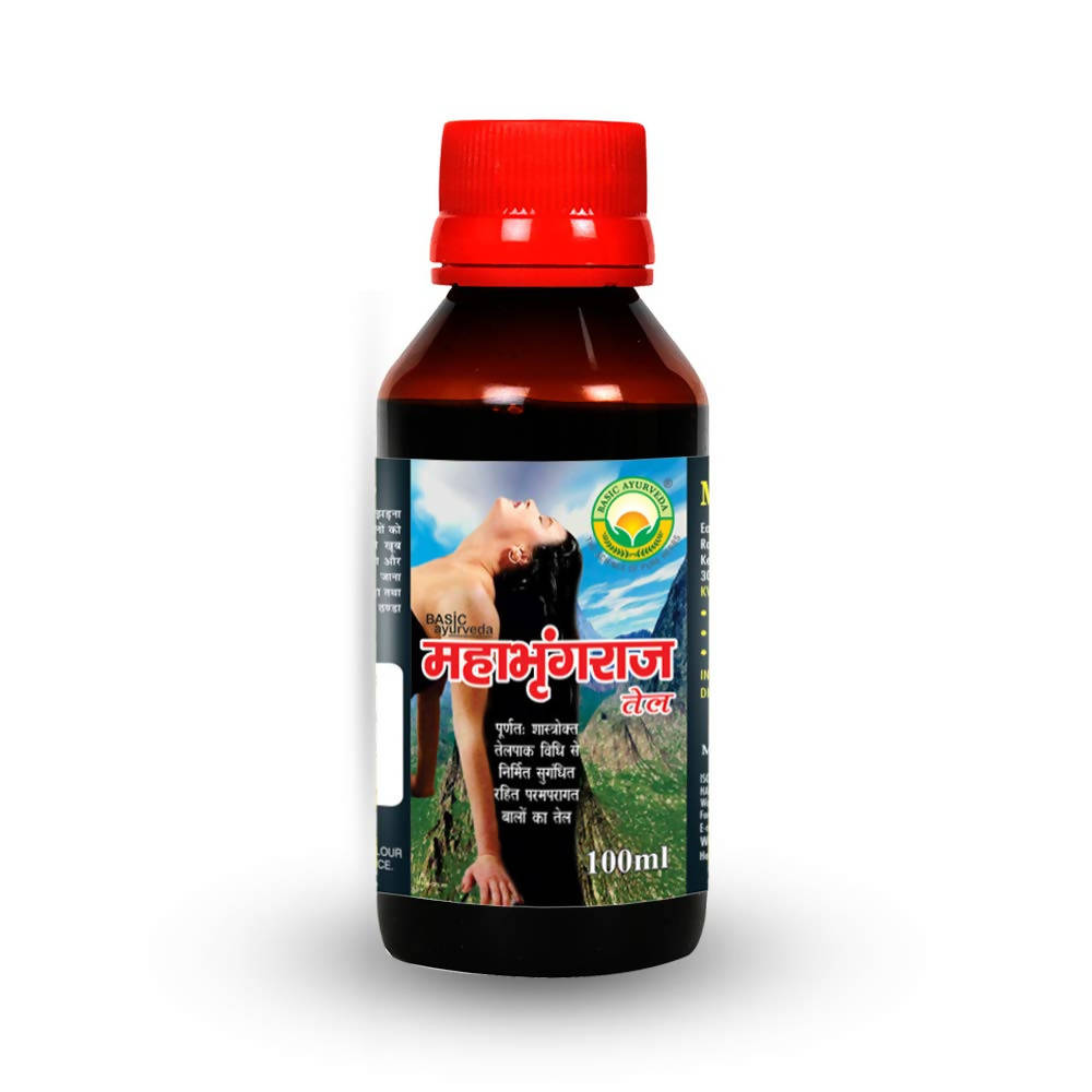 Basic Ayurveda Maha Bhringraj Tel - 100 ml image 3