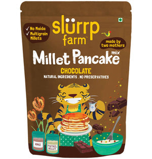 Slurrp Farm Chocolate Millet Pancake Mix -150 gm image 1