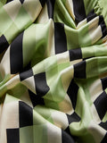 Checked Printed Women Short Maxi Top Party Wear Dress J5756 image 8