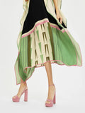 Lounge Wear Calf Length Boat Neck Style Women's Soft Silk Printed Kaftan J5601 image 8