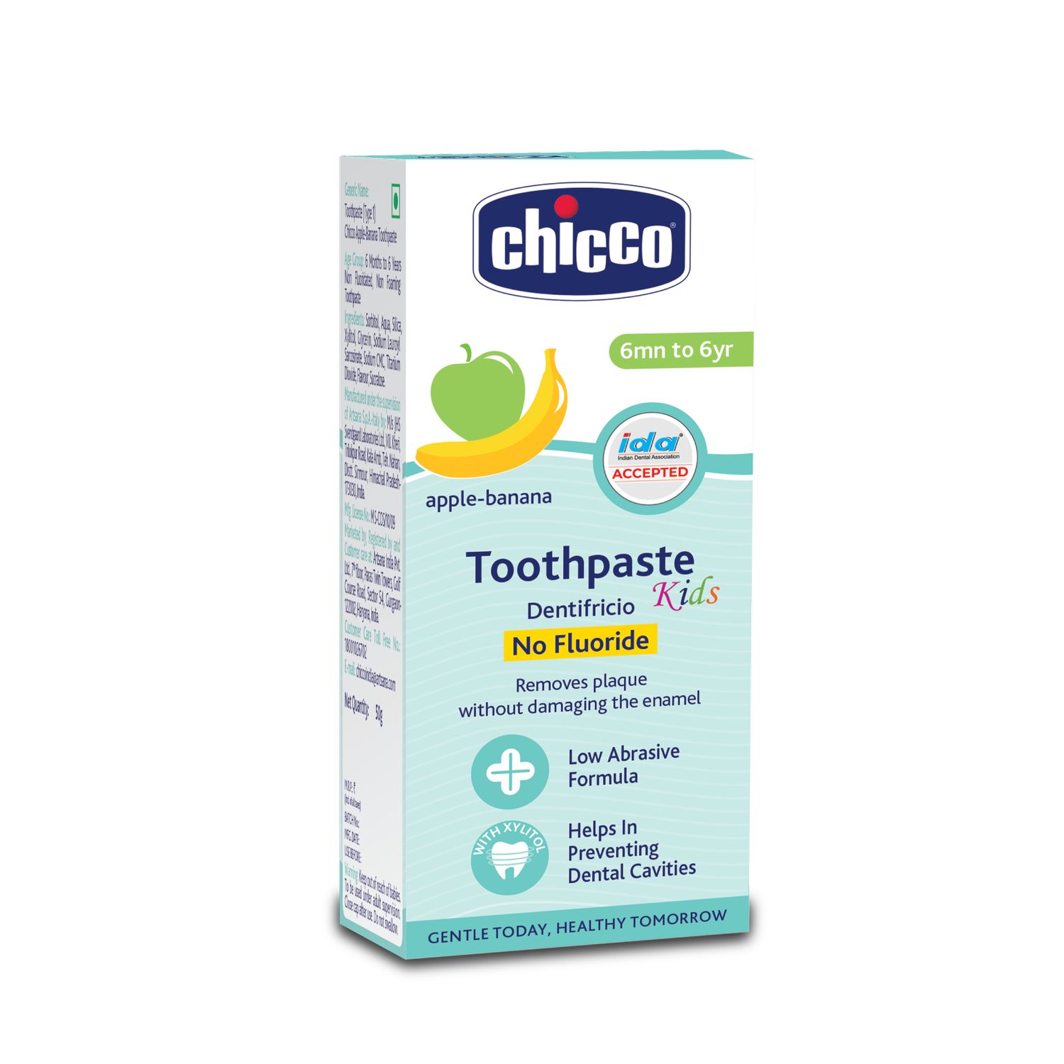 Chicco Dentifricio Toothpaste For 6+ Months Kids image 1