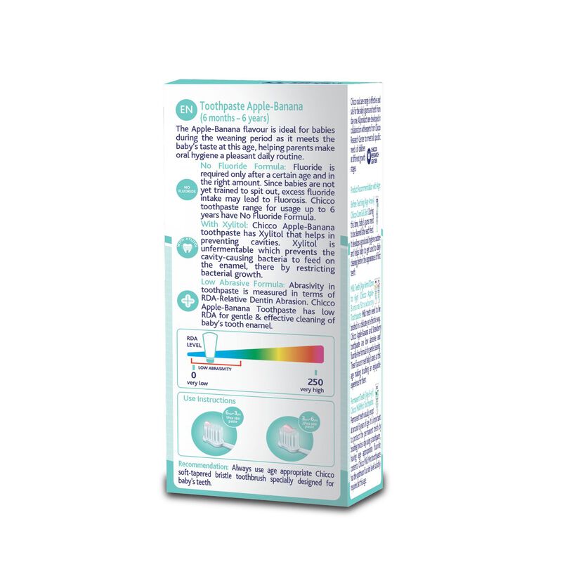Chicco Dentifricio Toothpaste For 6+ Months Kids image 3
