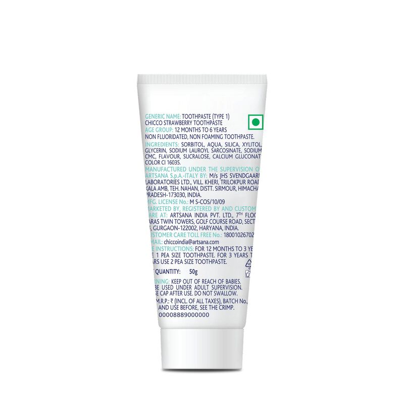 Chicco Dentifricio Toothpaste For 12+ Months Kids image 4