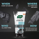 Joy Charcoal Face Wash  pack of 2 (2X150ml) image 5