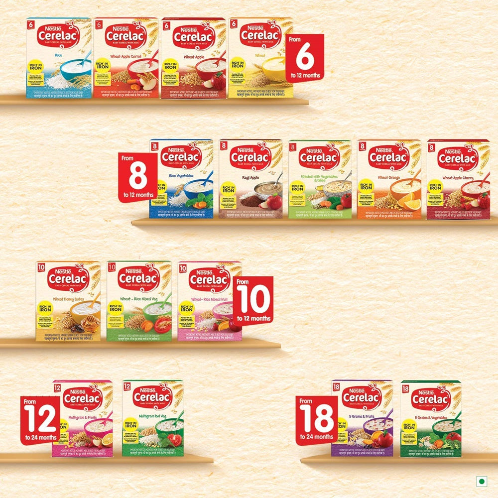 Nestle Cerelac Baby Cereal With Milk - Wheat Apple image 2