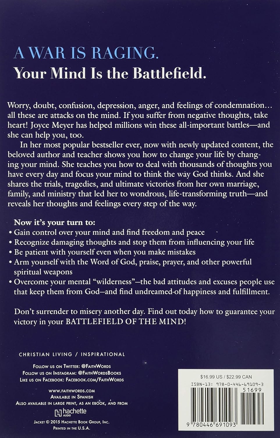 BATTLEFIELD OF THE MIND - Paperback  Joyce Meyer (Author) image 2