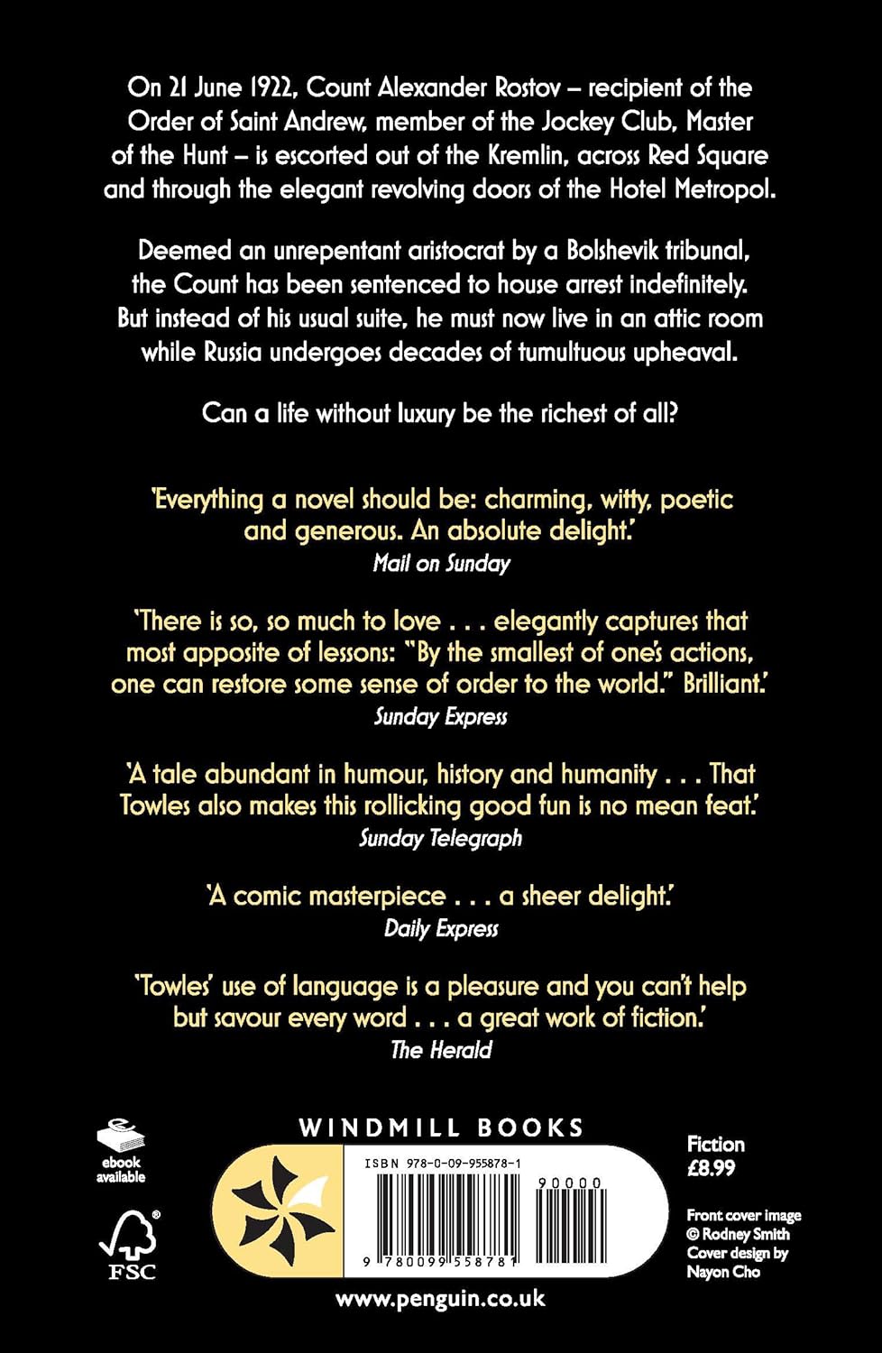 A Gentleman in Moscow Paperback – Notebook, 2 November 2017 image 2