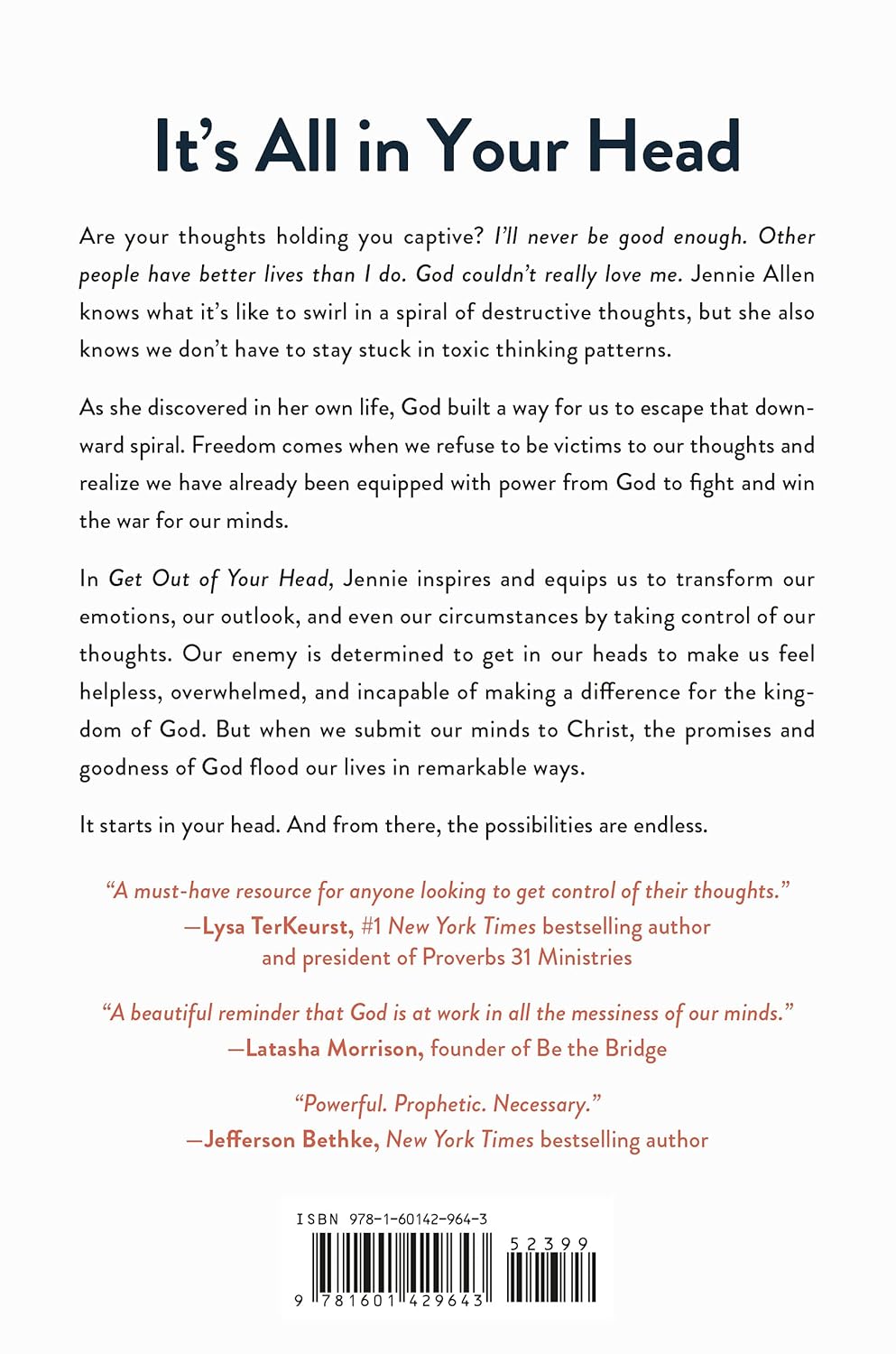Get Out of Your Head:  paperback image 2