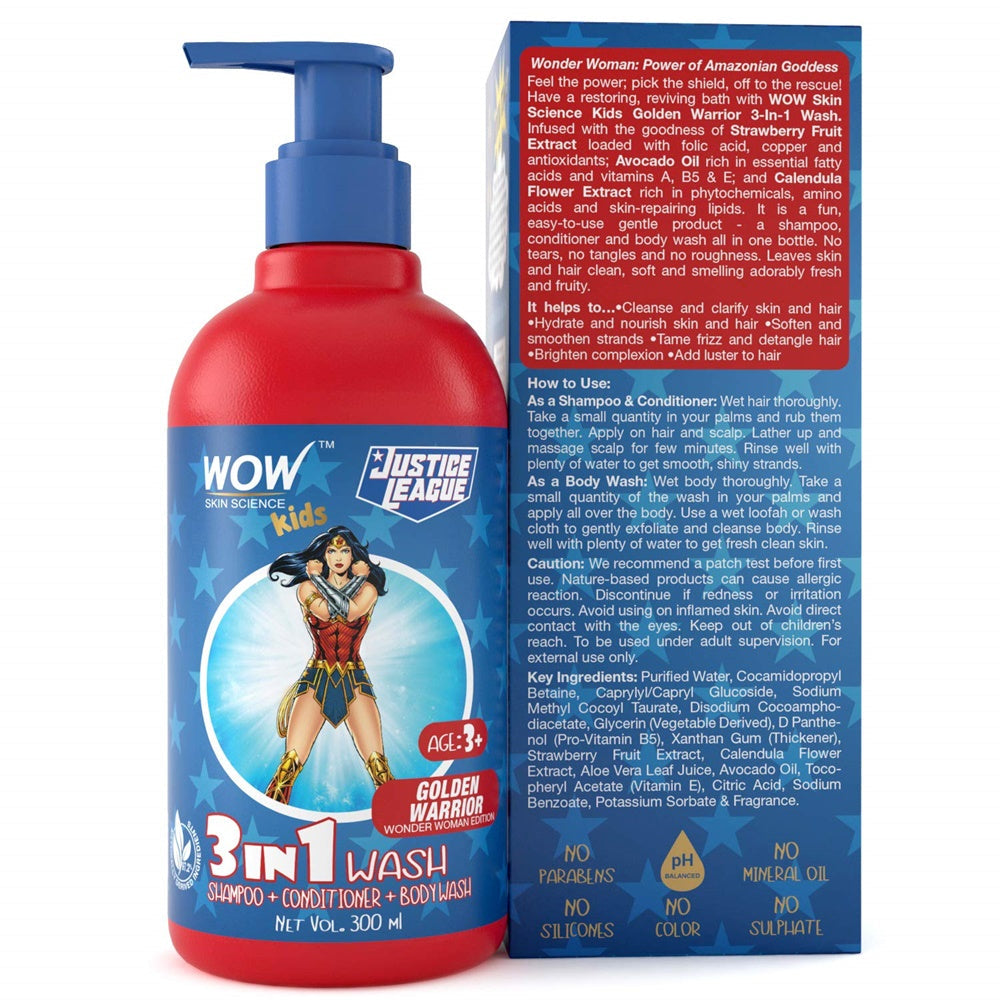 Wow Skin Science Kids 3 in 1 Wash - 300 ml image 4