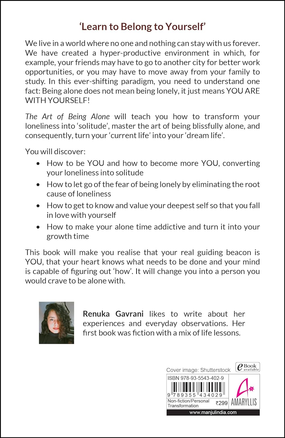 The Art of Being Alone: -Paperback image 2