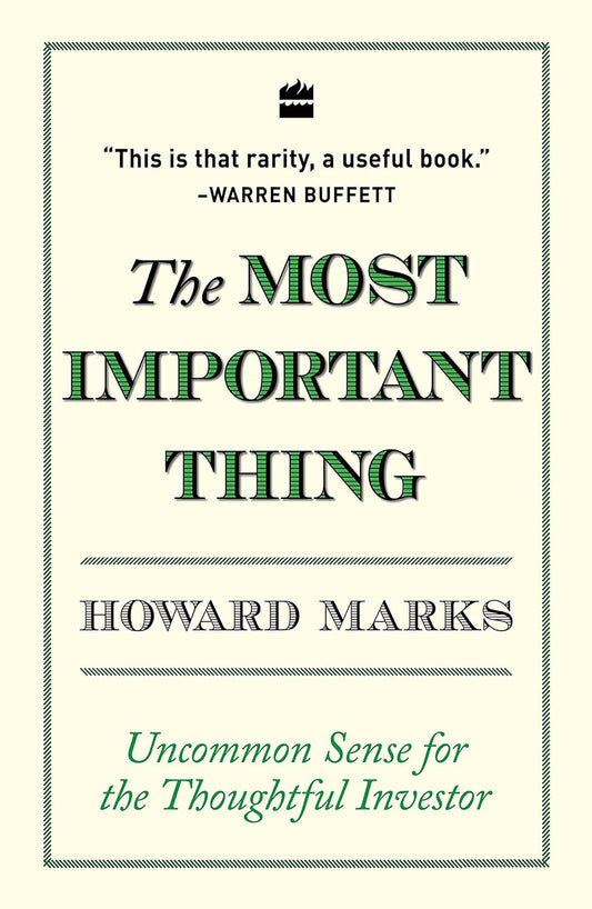 The Most Important Thing ( Paparback ) image 1