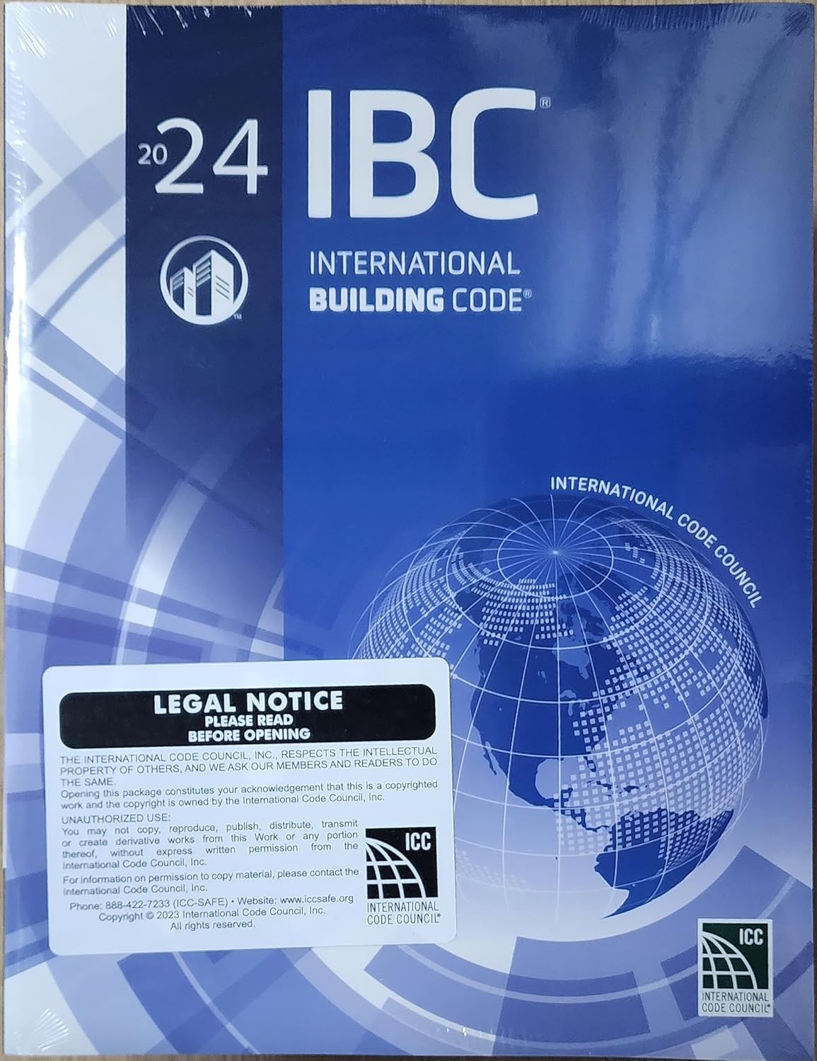 2024 International Building Code 1st Edition Paperback bookcover – AVRBOOKS
