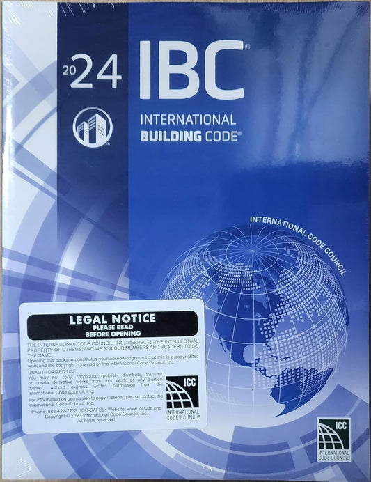 2024 International Building Code 1st Edition Paperback bookcover – AVRBOOKS