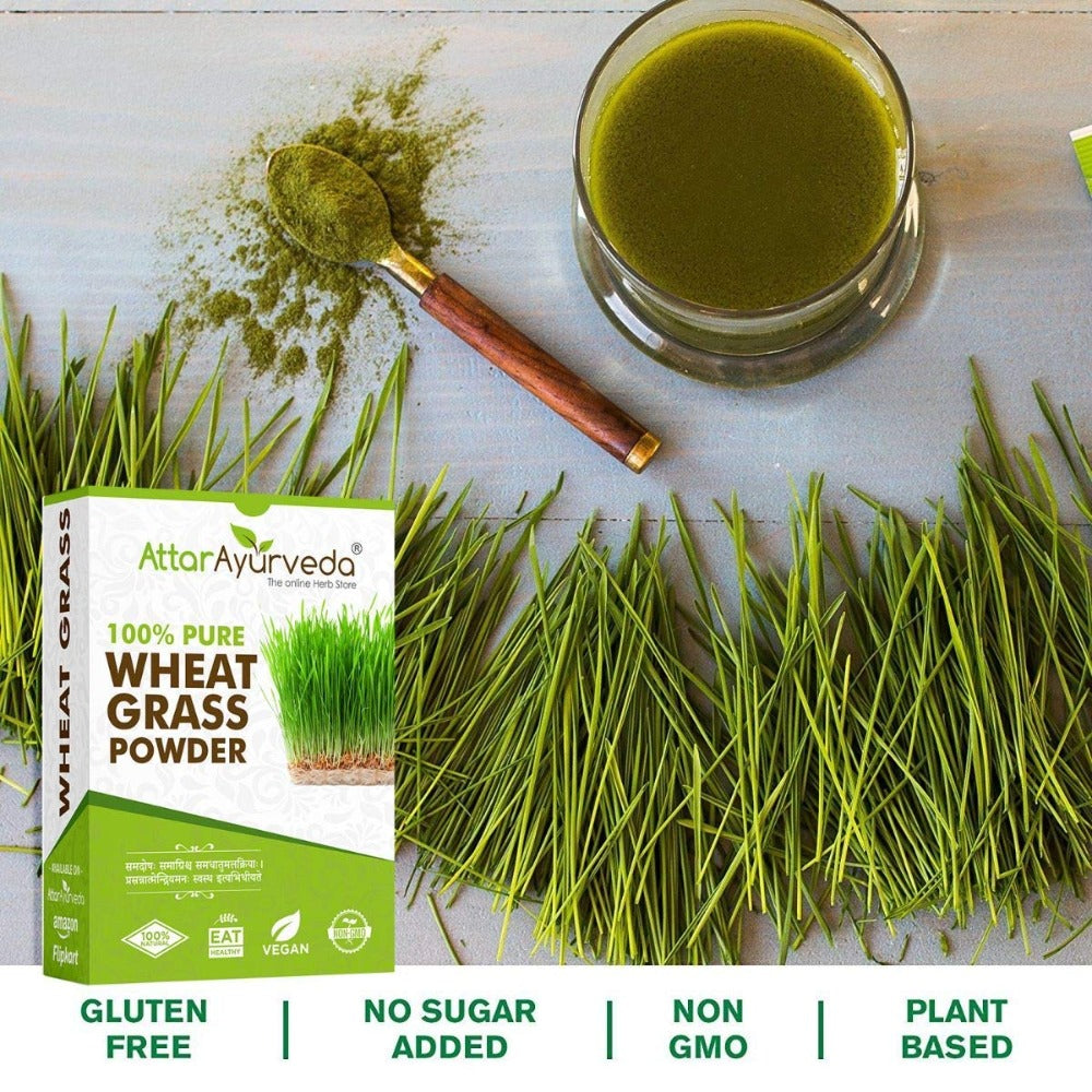 Attar Ayurveda Wheat Grass Powder image 5