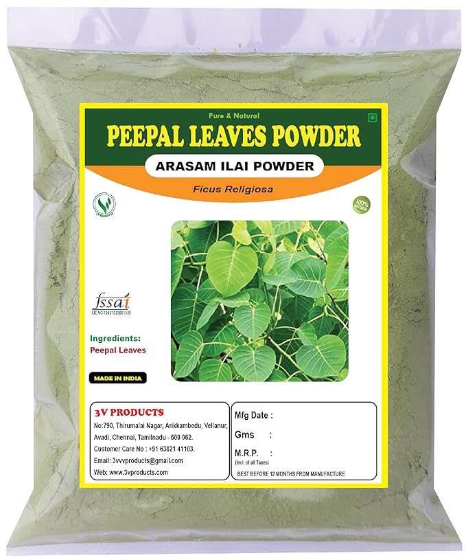 3V Products Peepal Leaf Powder - 1Kg image 1