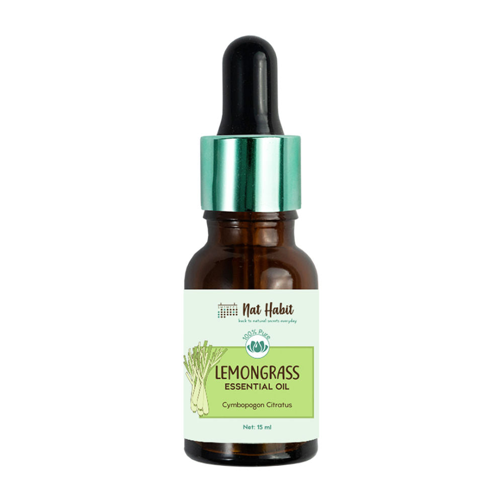 Nat Habit Pure Lemongrass Essential Oil - 15 ml image 2