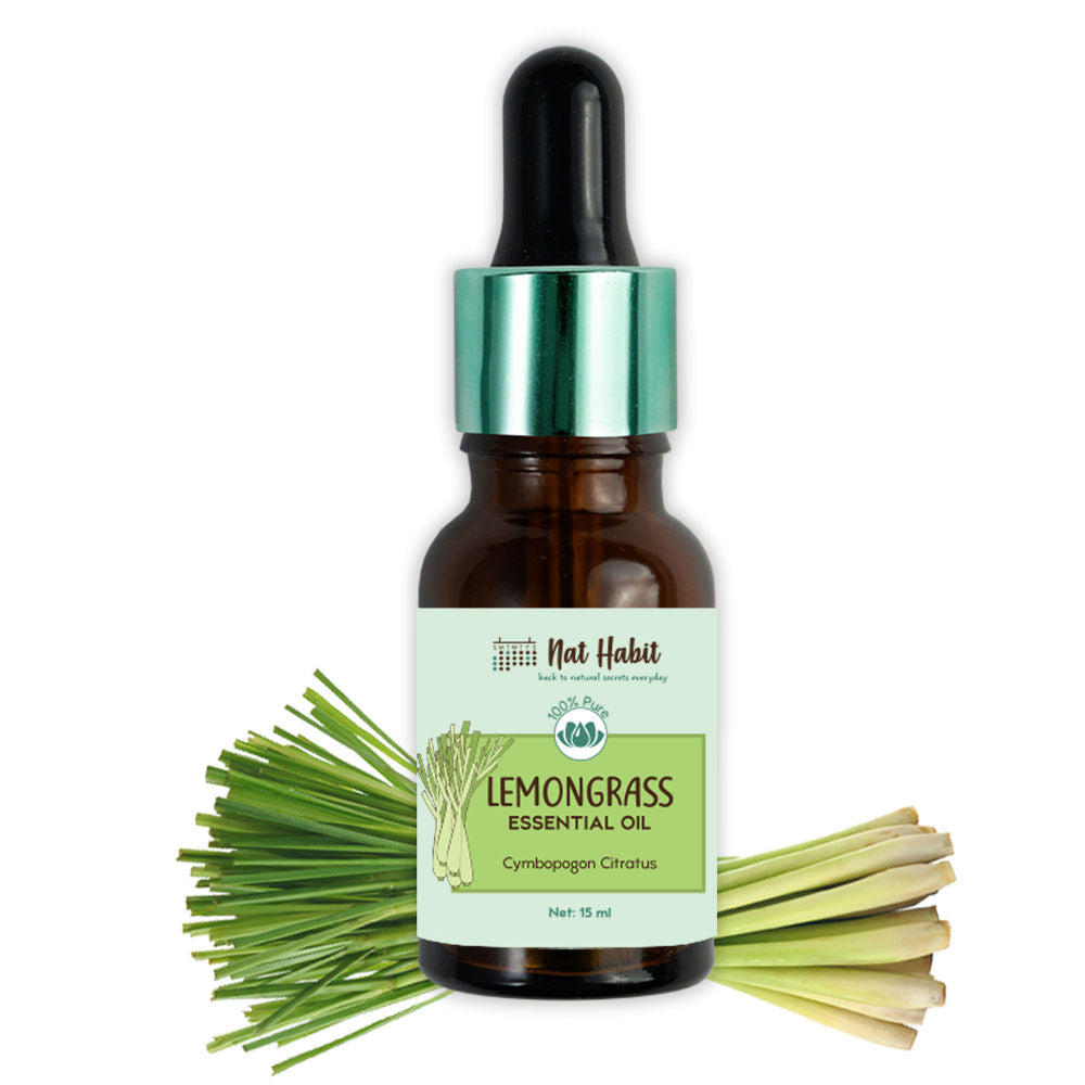 Nat Habit Pure Lemongrass Essential Oil - 15 ml image 3