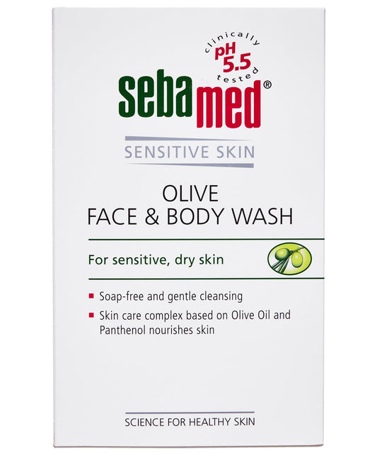 Sebamed Olive Face & Body Wash -200 Ml image 1