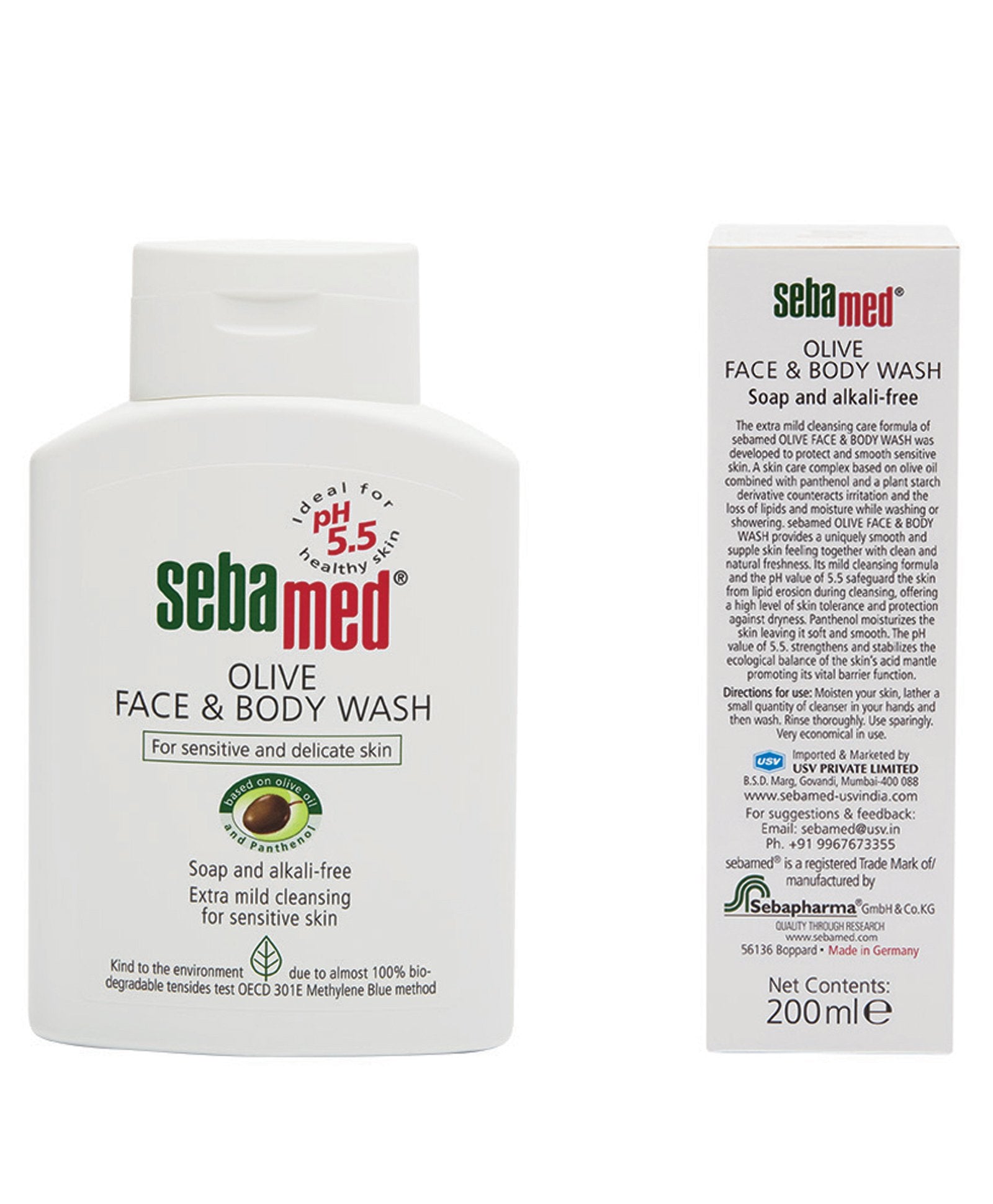 Sebamed Olive Face & Body Wash -200 Ml image 4