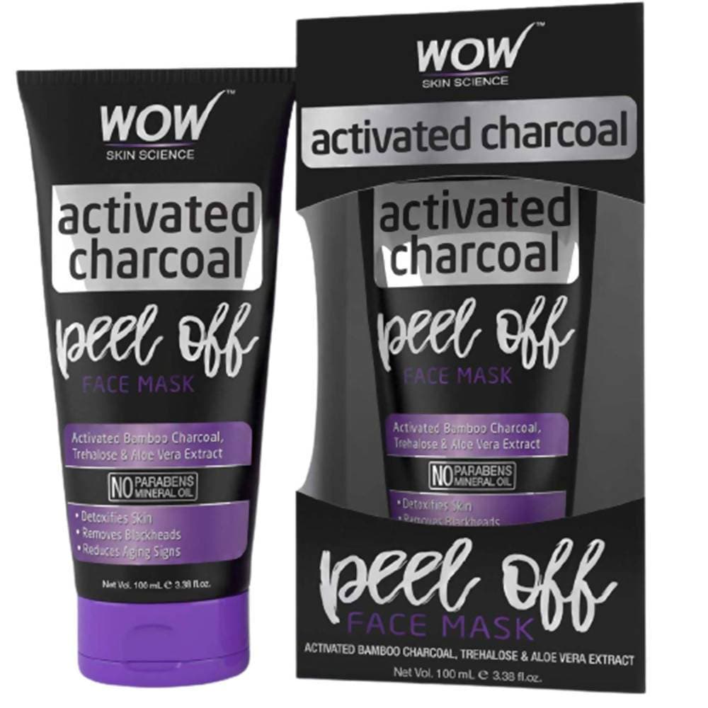 Wow Skin Science Activated Charcoal Peel Off Face Mask - 100 ml image 1