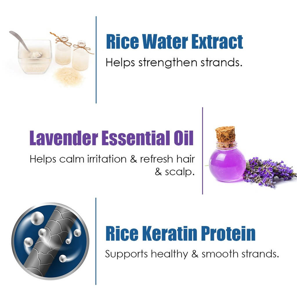 Wow Skin Science Rice Water And Lavender Shampoo image 4