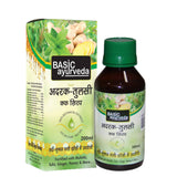 Basic Ayurveda Adrak Tulsi Cough Syrup - 200 ml image 1