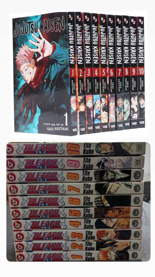 Action Hit Manga Bundle : Jujutsu Kaisen, (Vol. 1-10) || Bleach Box Set (Vol. 1-10) || 💥 With Bonus Manga Wall Framed Poster! Box Set bookcover – AVRBOOKS