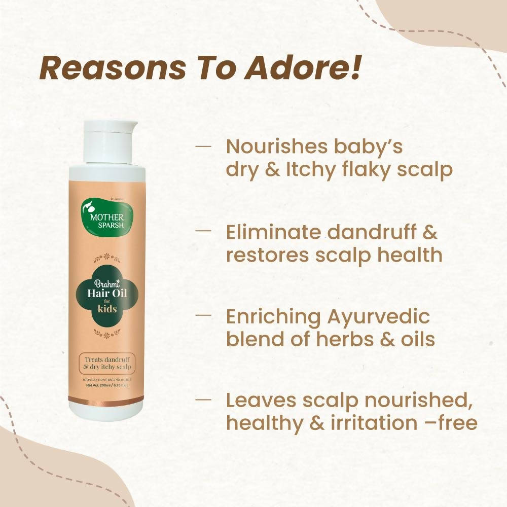 Mother Sparsh Brahmi Hair Oil For Kids image 2