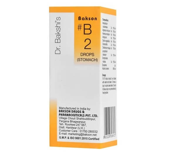 Bakson's Homeopathy B2 Drops image 1