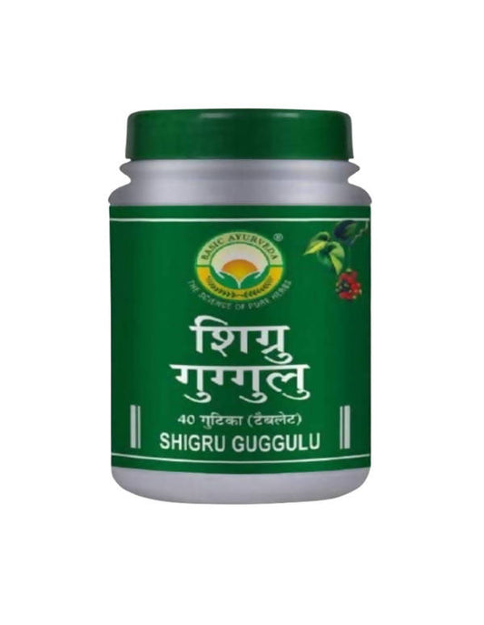 Basic Ayurveda Shigru Guggulu Tablet - 40 Tablets image 1