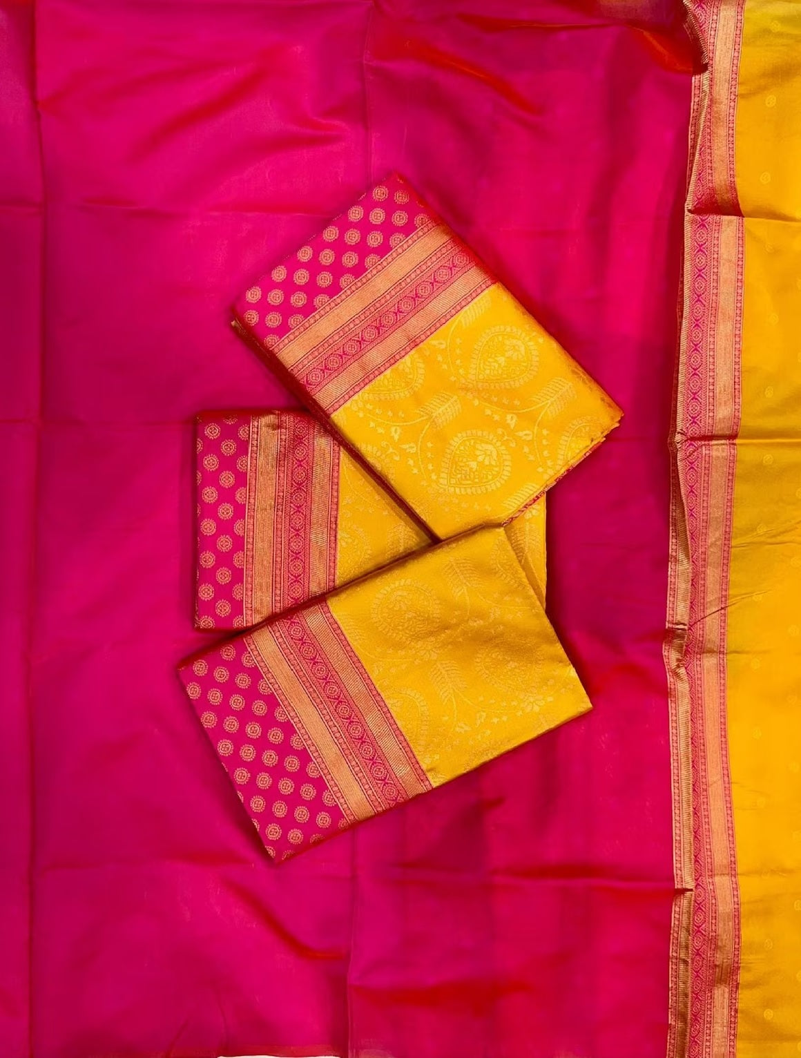 Soft Lichi Silk Jacquard Work Saree image 8