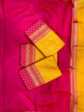 Soft Lichi Silk Jacquard Work Saree image 8