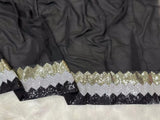 Heavy Pure Soft Georgette With Sequence Work Saree & Blouse image 8