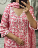 Pure Soft Cotton Salwar Kameez With Dupatta image 4