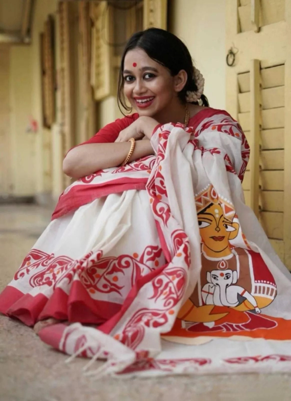 Wedding Wear Banarasi Soft Silk Saree & Blouse image 8