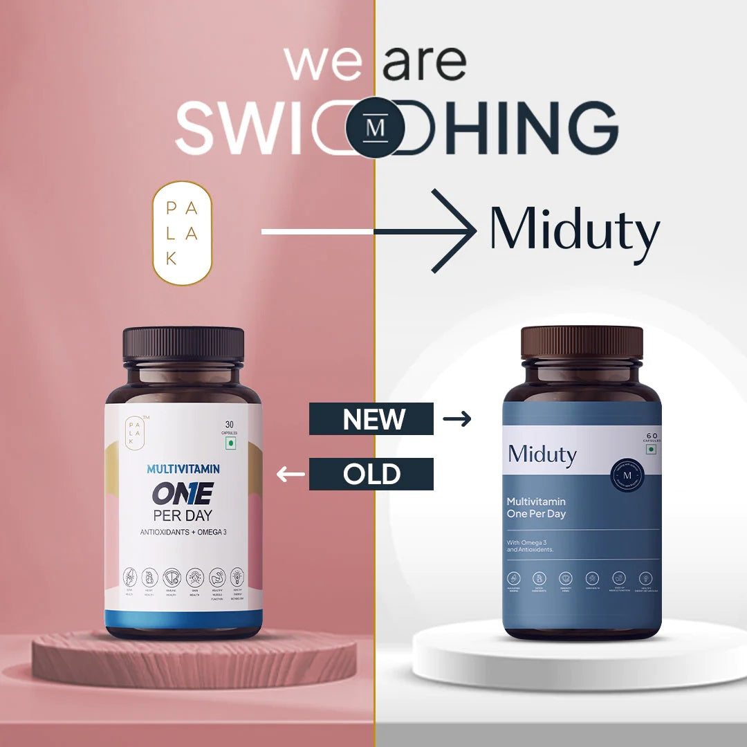 Miduty by Palak Notes Multivitamin One Per Day Capsules -30 Caps image 2