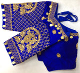 Fancy Phantom Silk Wedding Wear Blouse Latest Designer Choli Top image 6