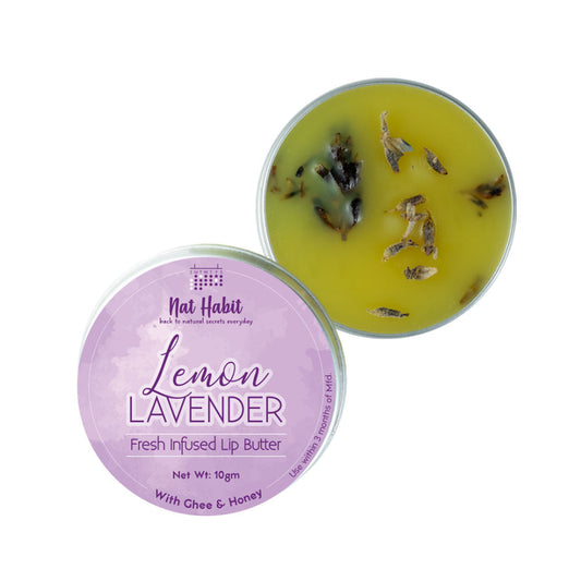 Nat Habit Lemon Lavender Lip Butter image 1