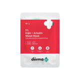 The Derma Co 1% Salicylic Acid Face Serum Sheet Mask With Salicylic Acid & Allantoin for Acne Prone Skin - 20g image 1