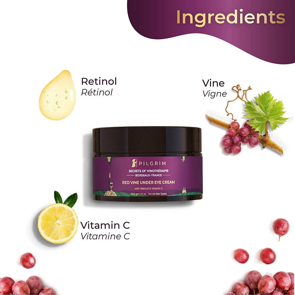 Pilgrim Red Vine Under Eye Cream With Retinol & Vitamin C image 2