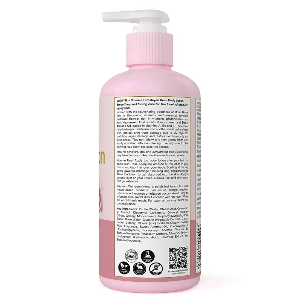 Wow Skin Science Himalayan Rose Body Lotion - 400 ml image 2